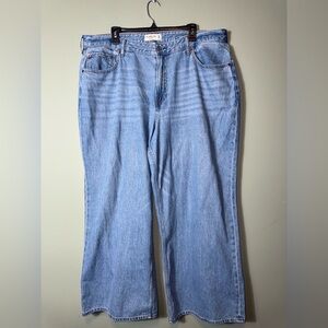 Abercrombie‎ & Fitch Women’s The Wide Leg High Rise Curve Love Size 34/18